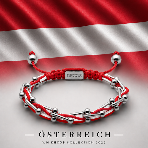 DECOS World Cup Edition Wales Bracelet Handmade in Vienna